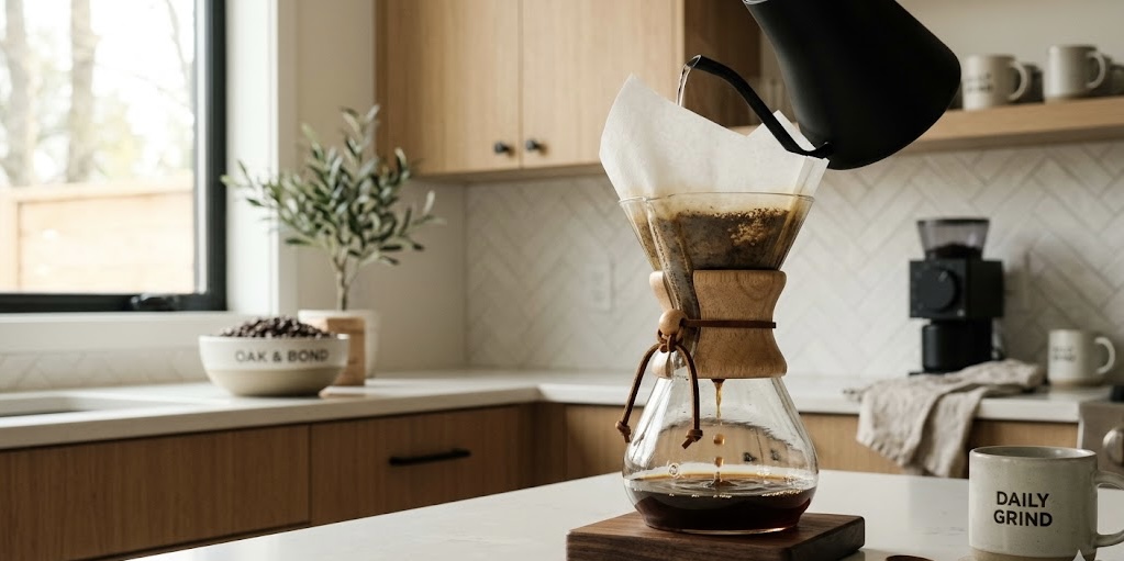 Coffee Brewing methods and tips "chemex filter coffee brewing
Process"