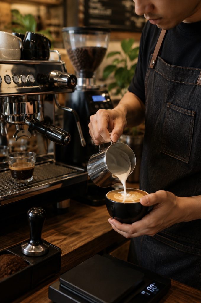 specialty coffee preparation.